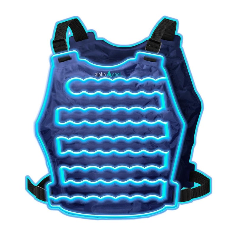 Alphacool Polar Cooling Vest for Men Women - Cooling Ice Vest Flexible Adjustable Reusable for Hot Weather Outdoor Working Navy One Size - Image 2
